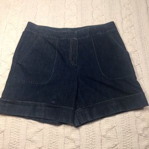 Kenneth Cole Reaction stitched denim shorts sz 8